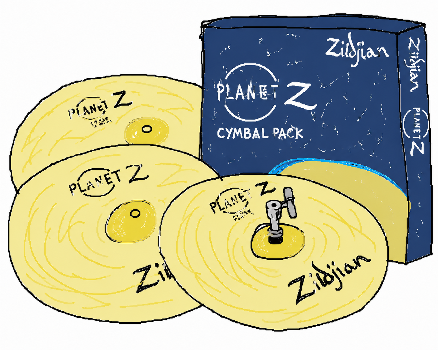 Zildjian Planet Z + Planet Z Crash-Ride 16`